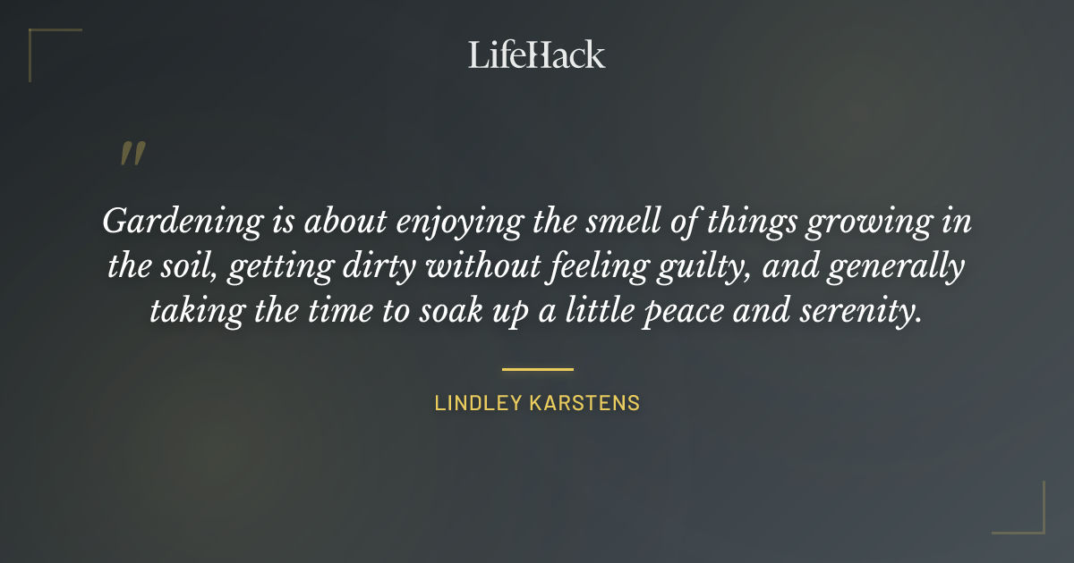 Quote by Lindley Karstens