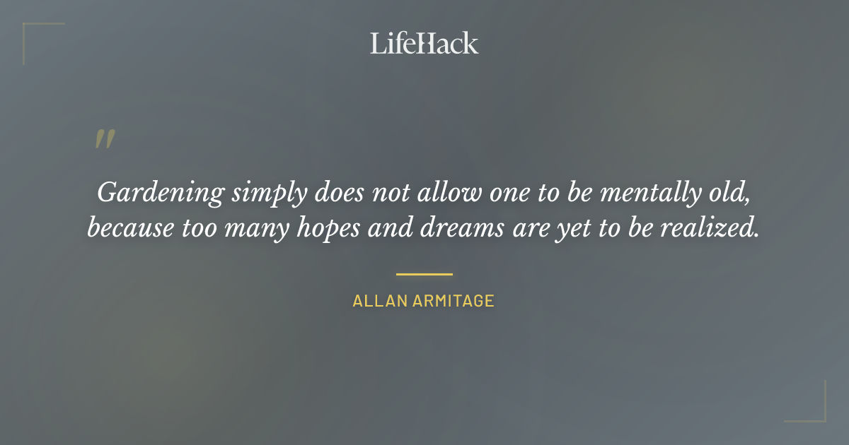 Quote by Allan Armitage