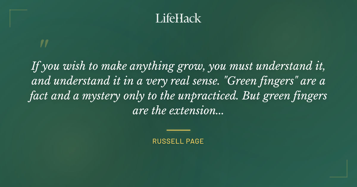 Quote by Russell Page