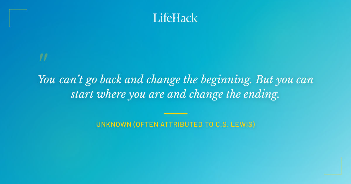 Quote by Unknown (often attributed to C.S. Lewis)