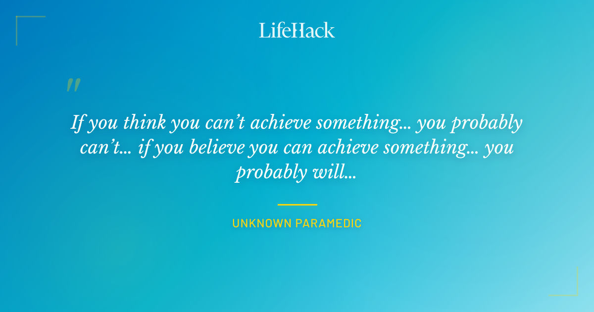 Quote by Unknown Paramedic