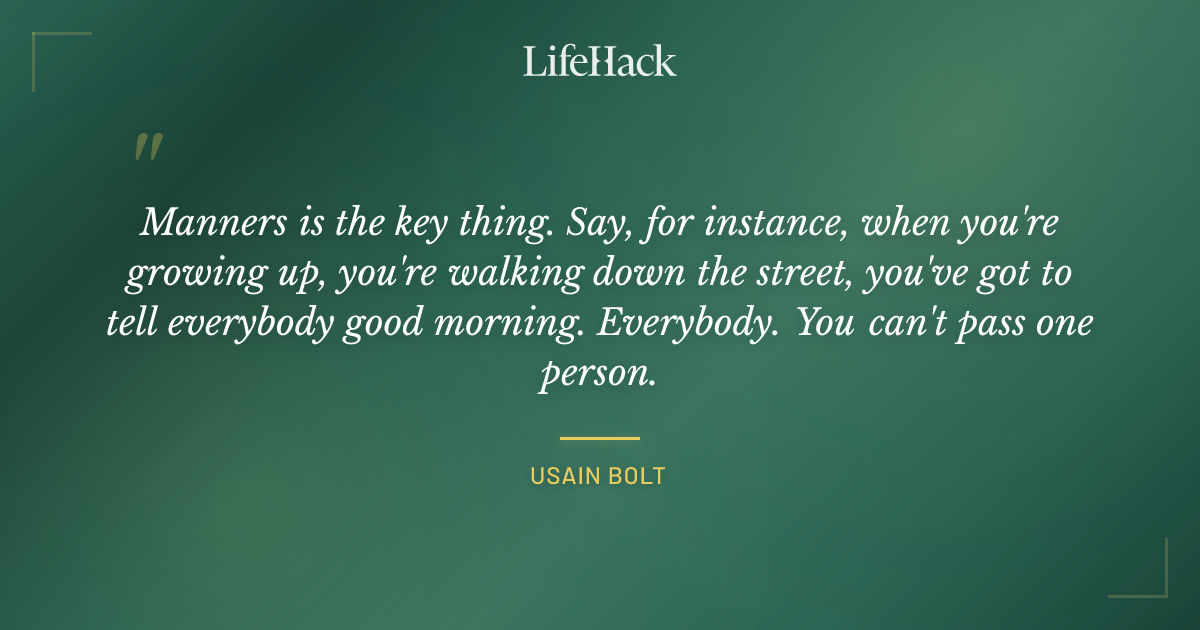 Quote by Usain Bolt