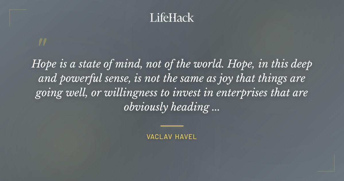 Quote by Vaclav Havel