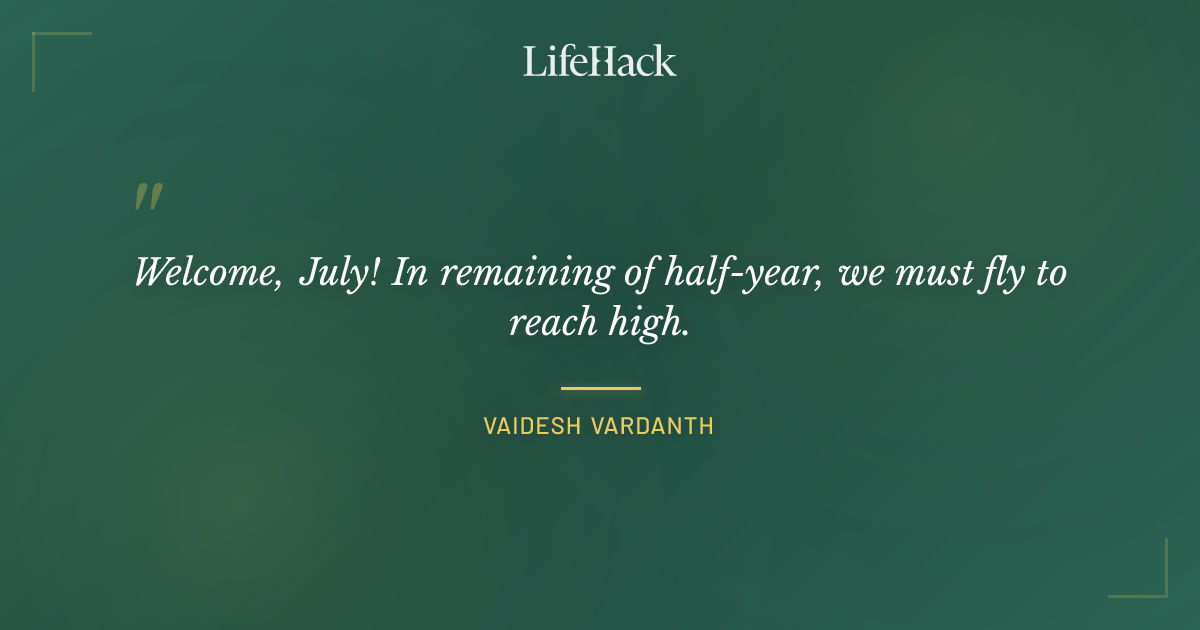 Quote by Vaidesh Vardanth