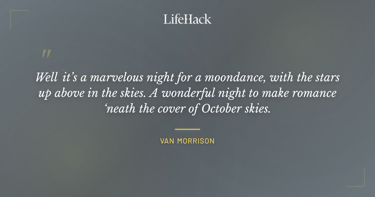 Quote by Van Morrison