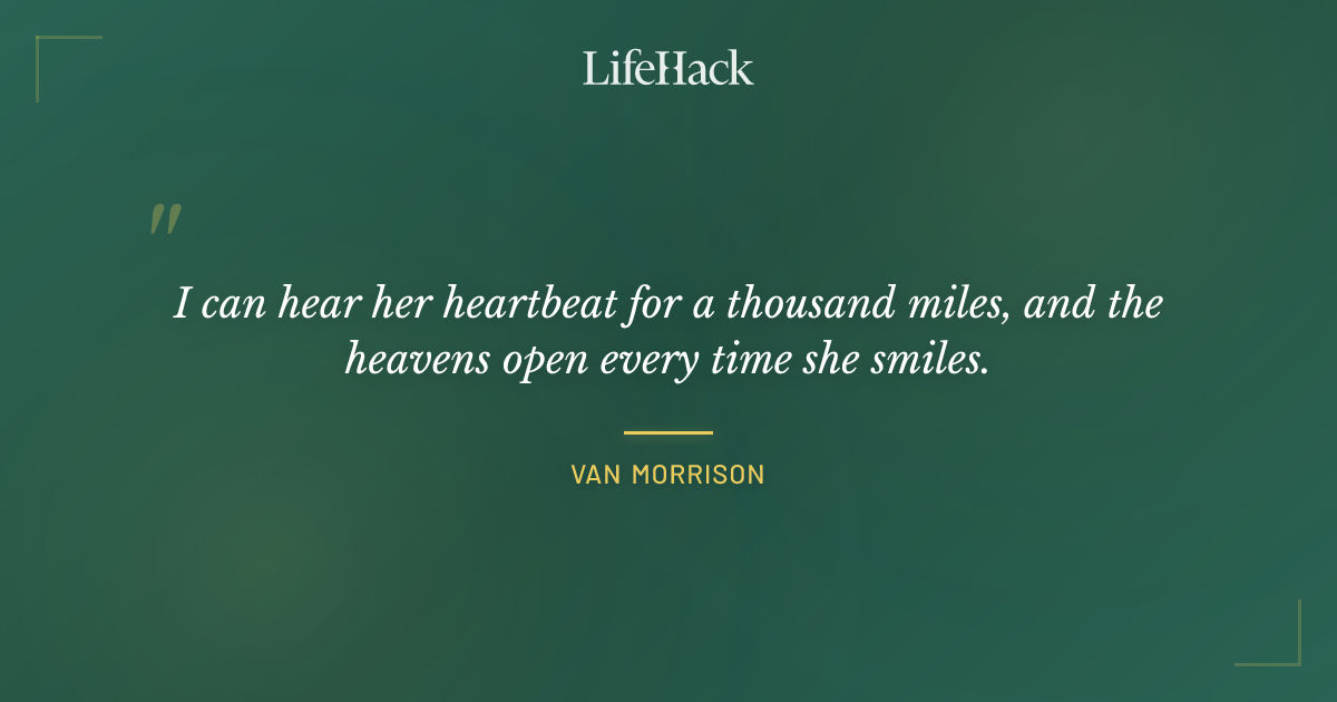 Quote by Van Morrison