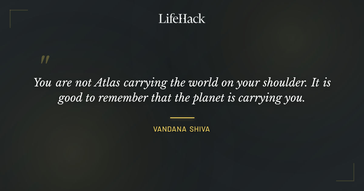 Quote by Vandana Shiva