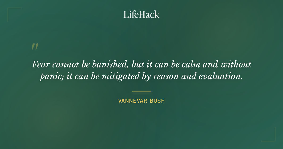 Quote by Vannevar Bush