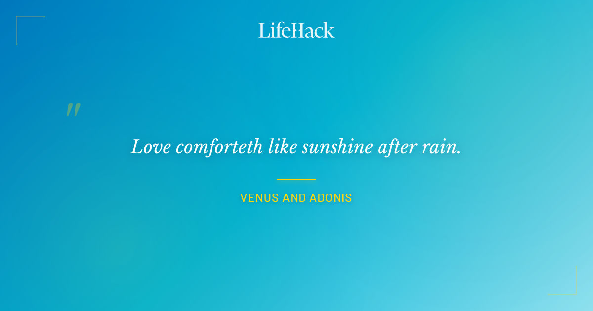 Quote by Venus and Adonis