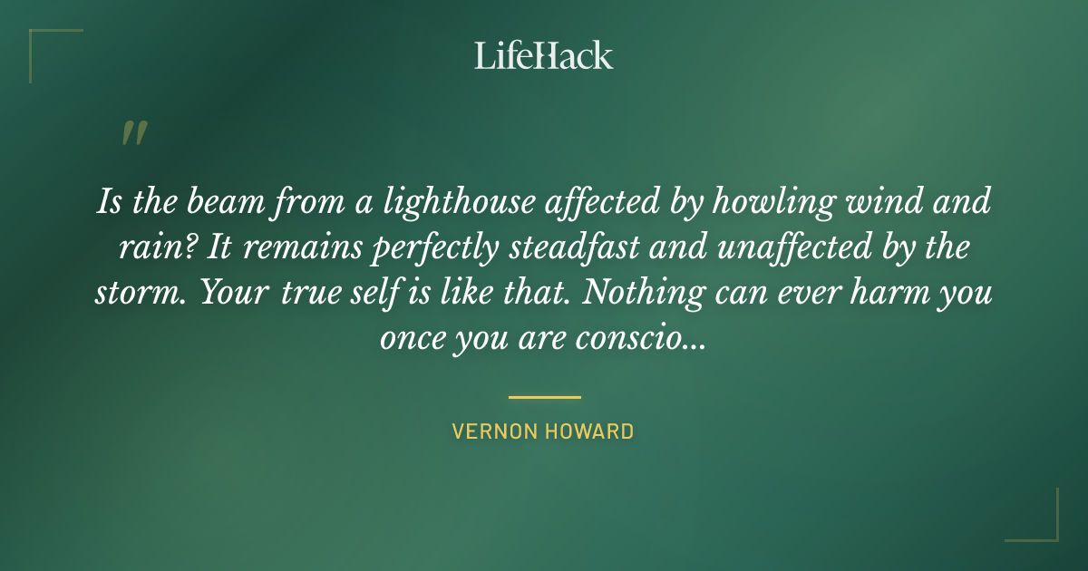 Quote by Vernon Howard