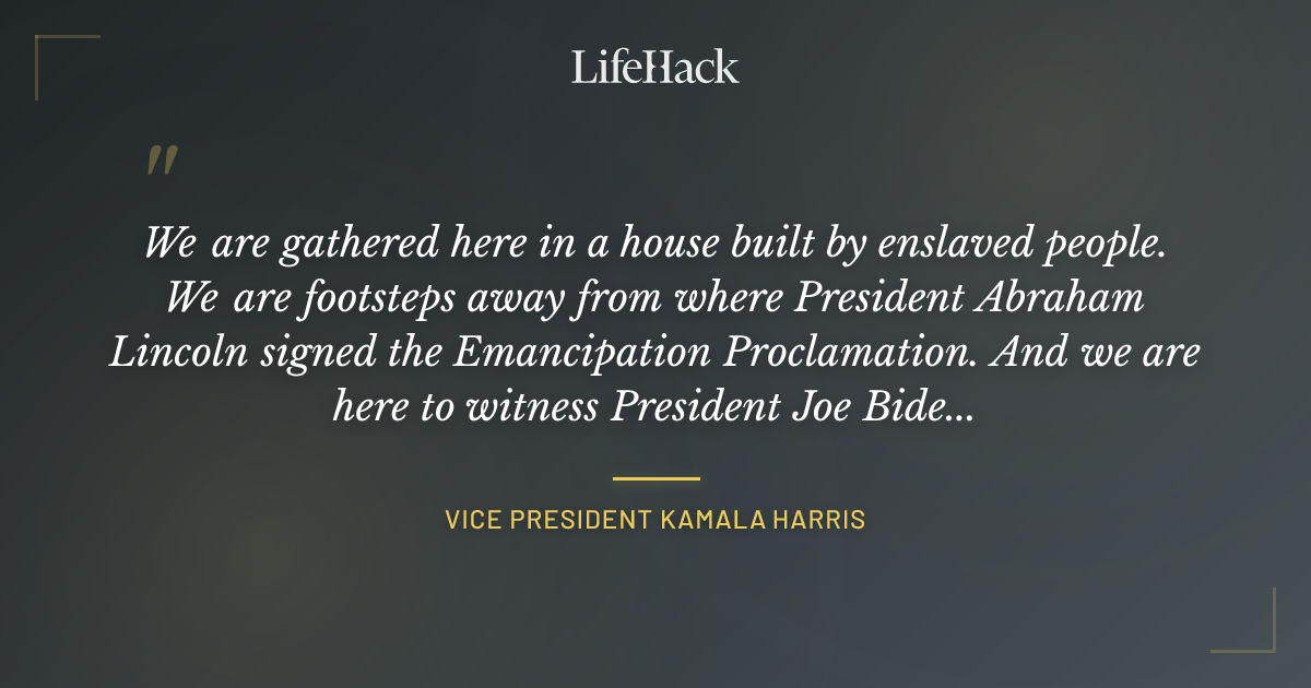 Quote by Vice President Kamala Harris