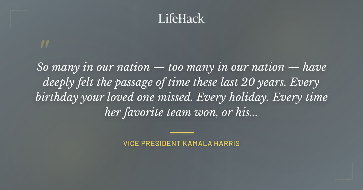 Quote by Vice President Kamala Harris