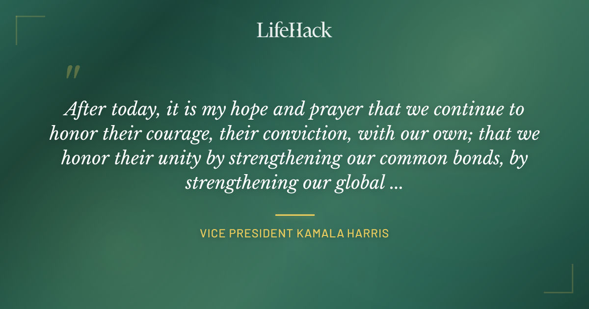 Quote by Vice President Kamala Harris