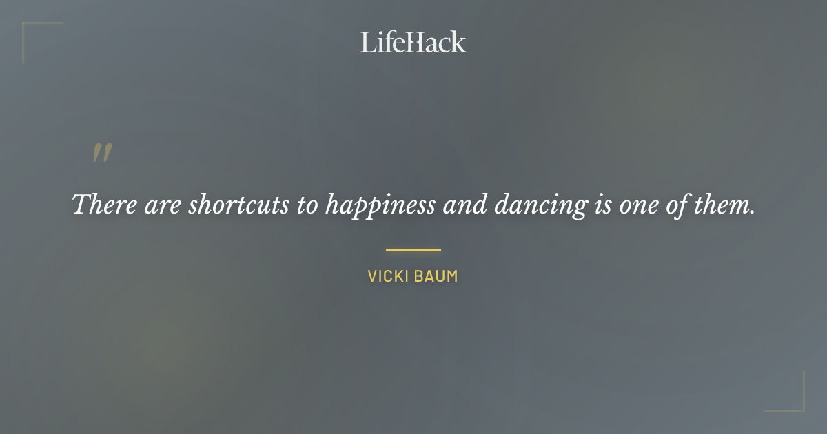 Quote by Vicki Baum