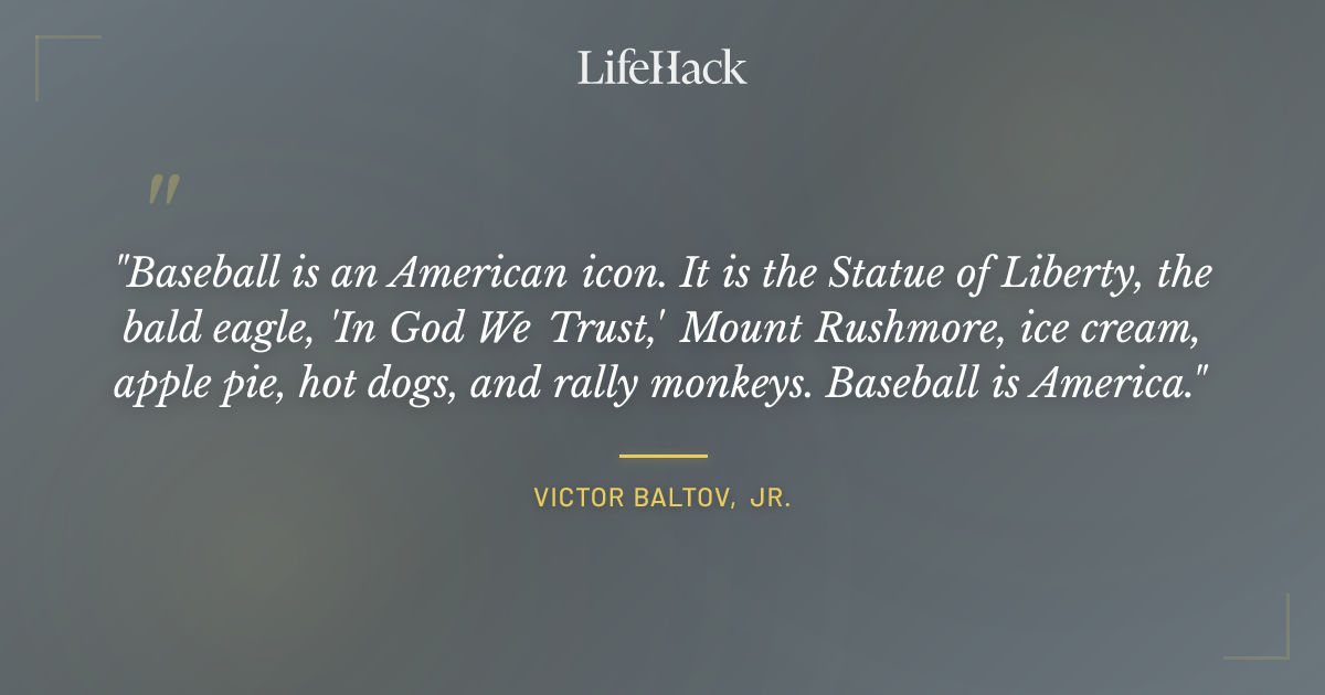 Quote by Victor Baltov, Jr.