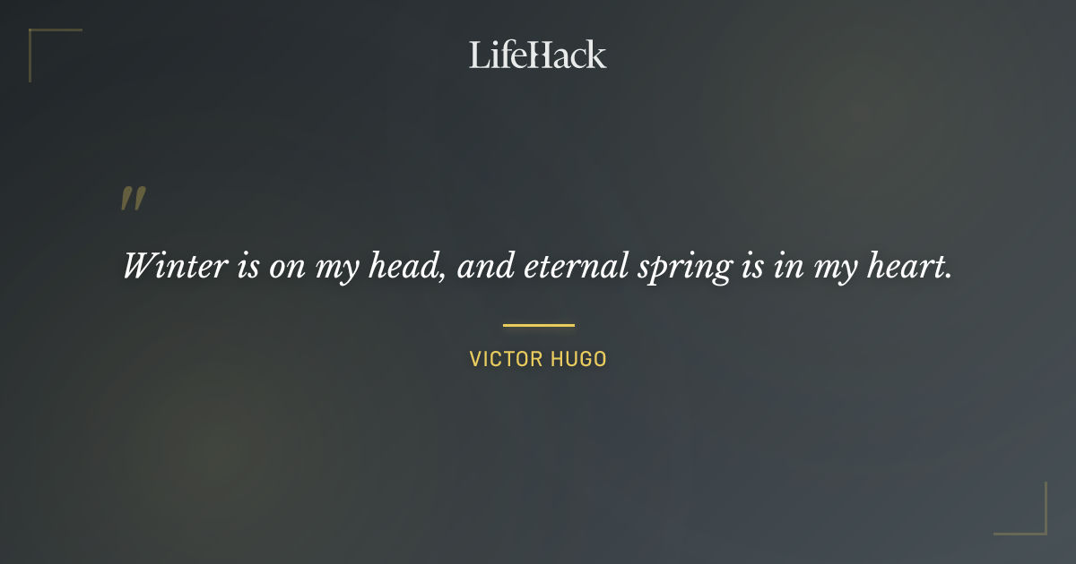 Quote by Victor Hugo