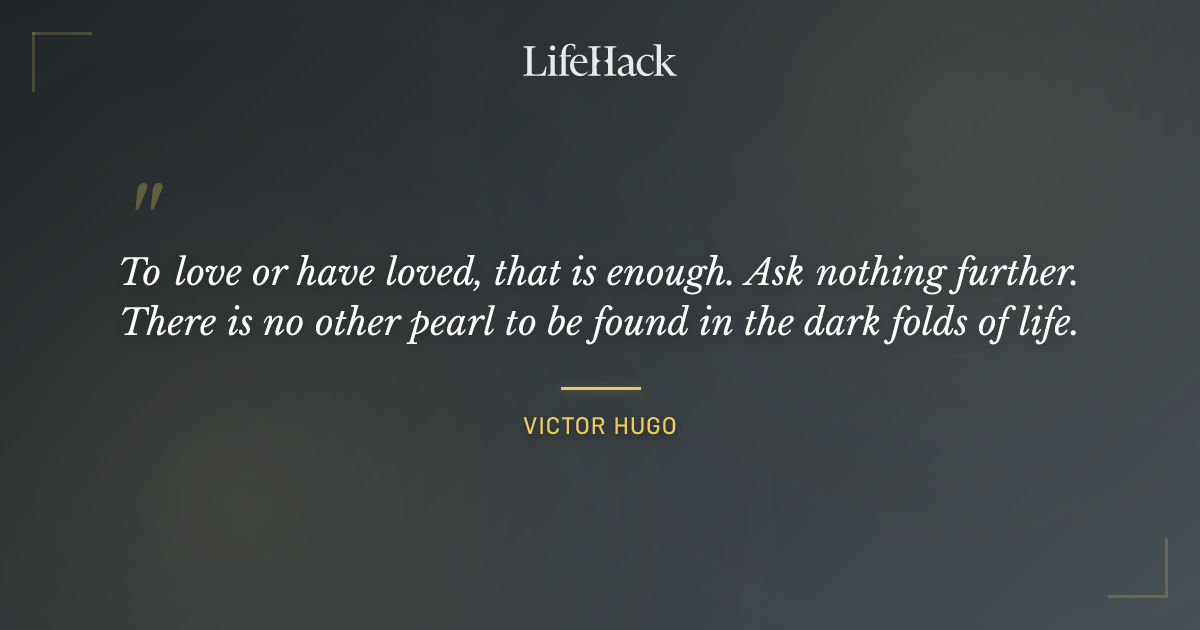 Quote by Victor Hugo