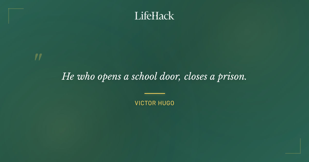 Quote by Victor Hugo