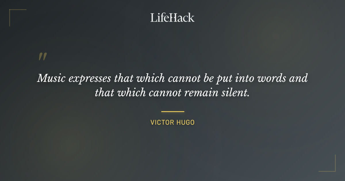Quote by Victor Hugo