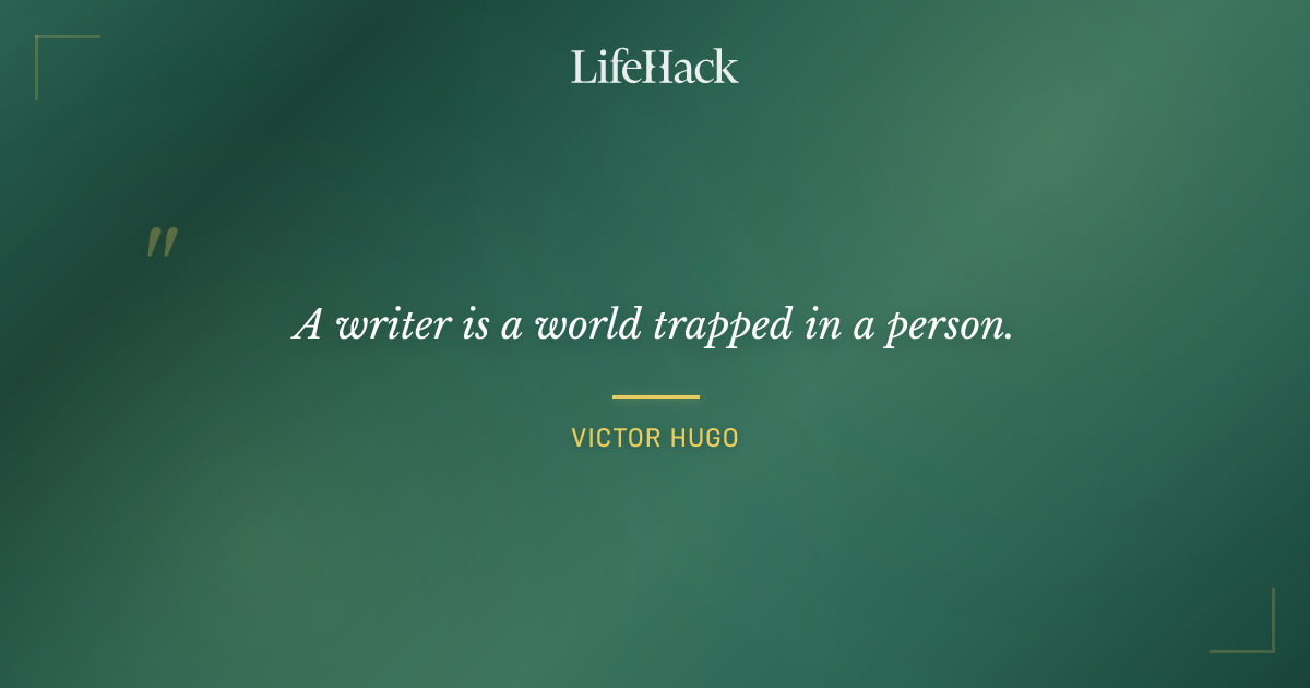 Quote by Victor Hugo