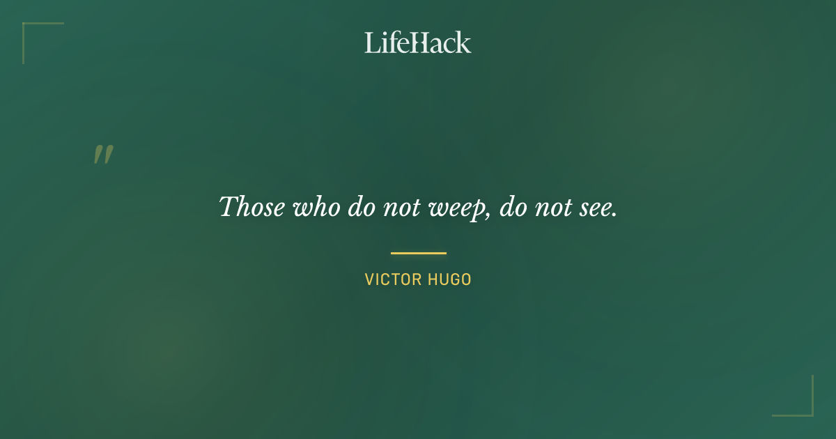 Quote by Victor Hugo