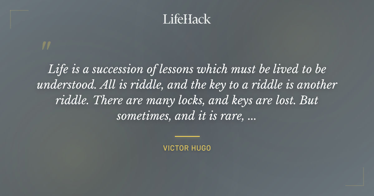 Quote by Victor Hugo