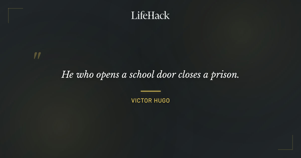 Quote by Victor Hugo