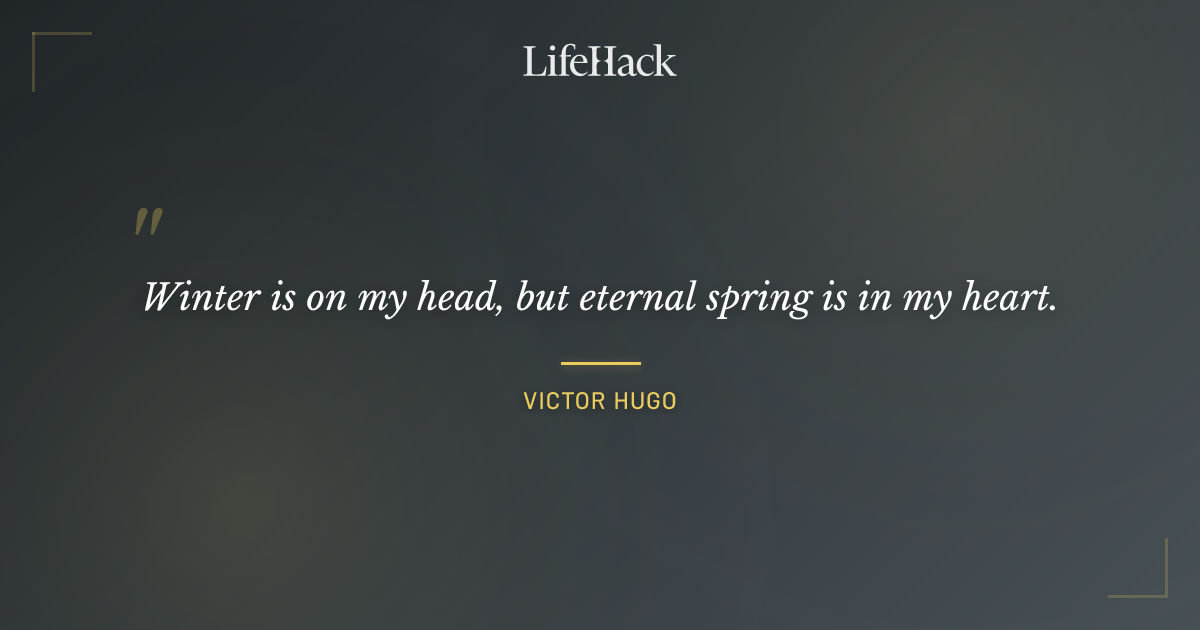 Quote by Victor Hugo