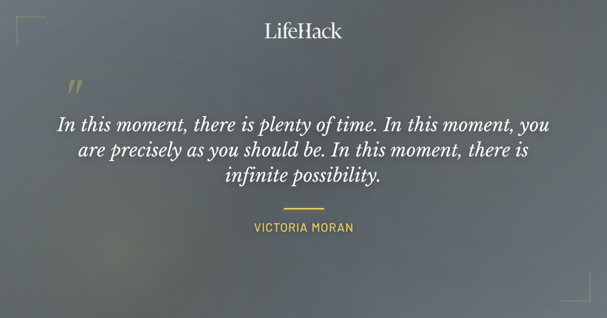 Quote by Victoria Moran