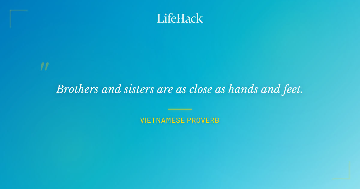 Quote by Vietnamese Proverb