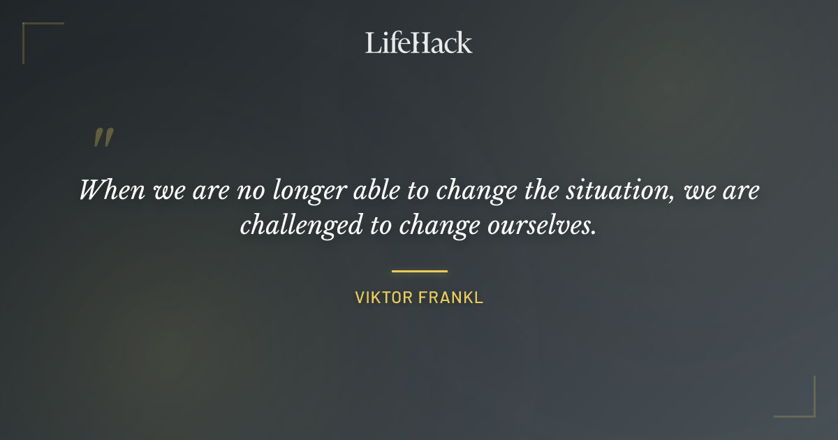 Quote by Viktor Frankl