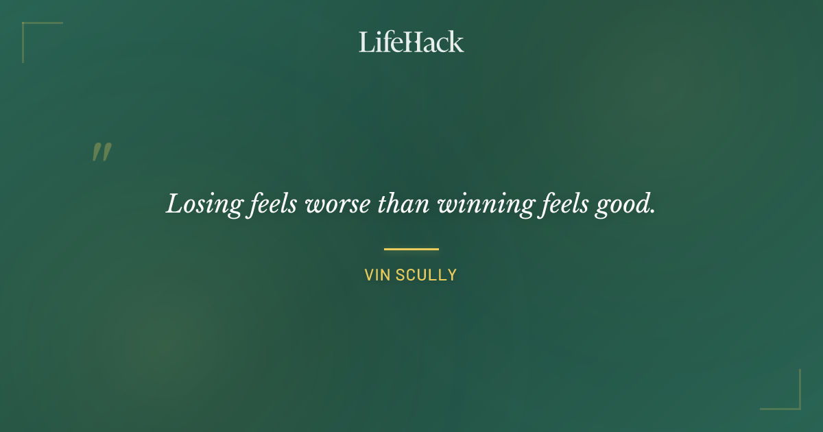 Quote by Vin Scully