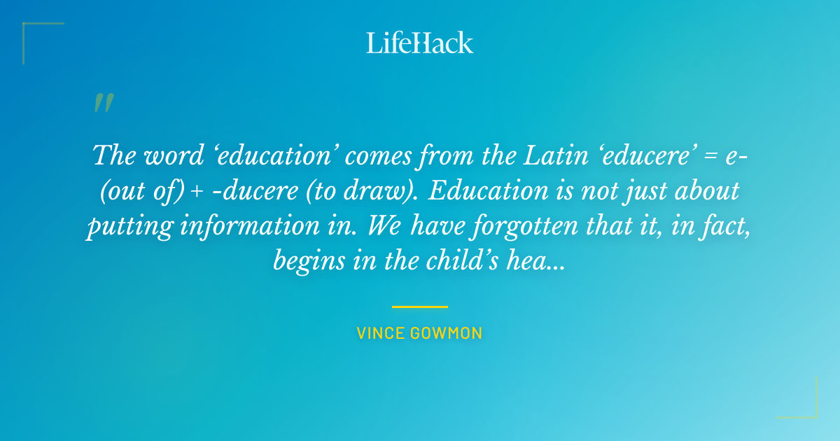 Quote by Vince Gowmon