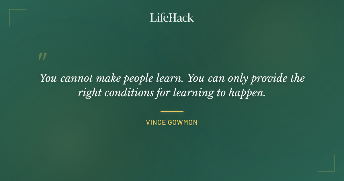 Quote by Vince Gowmon