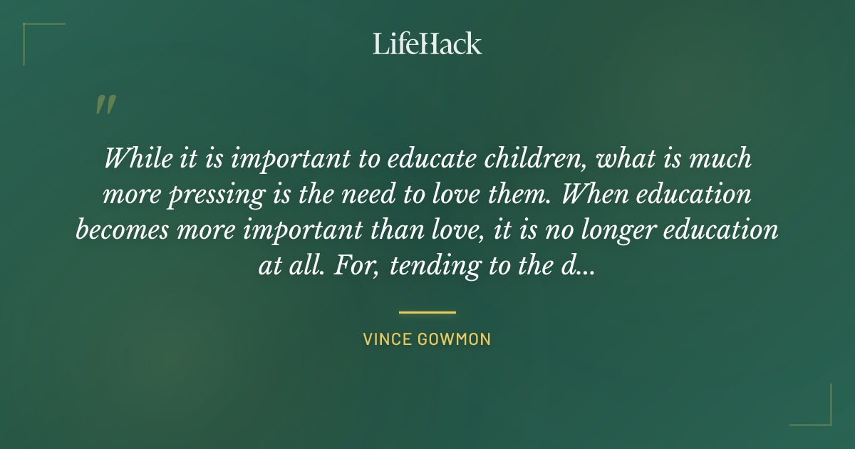 Quote by Vince Gowmon