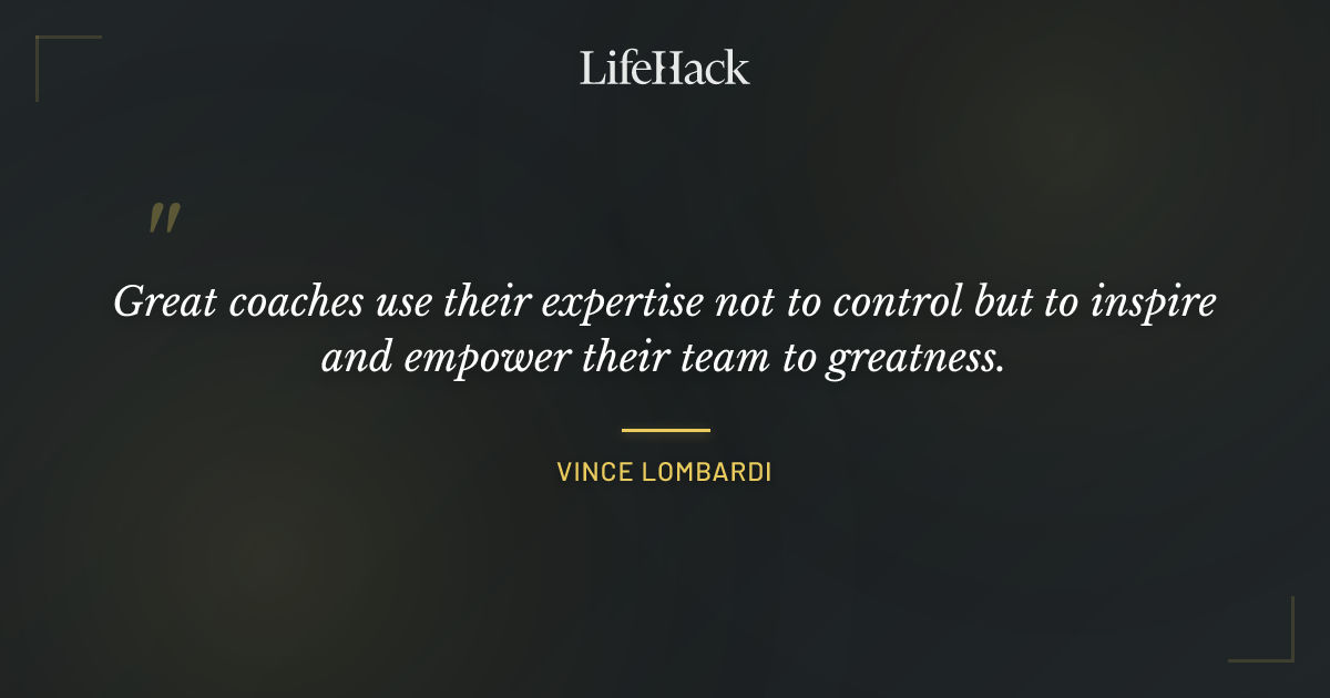 Quote by Vince Lombardi
