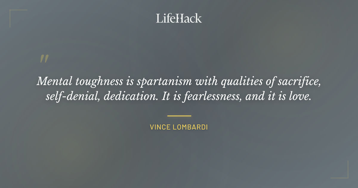 Quote by Vince Lombardi