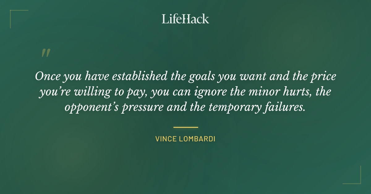 Quote by Vince Lombardi
