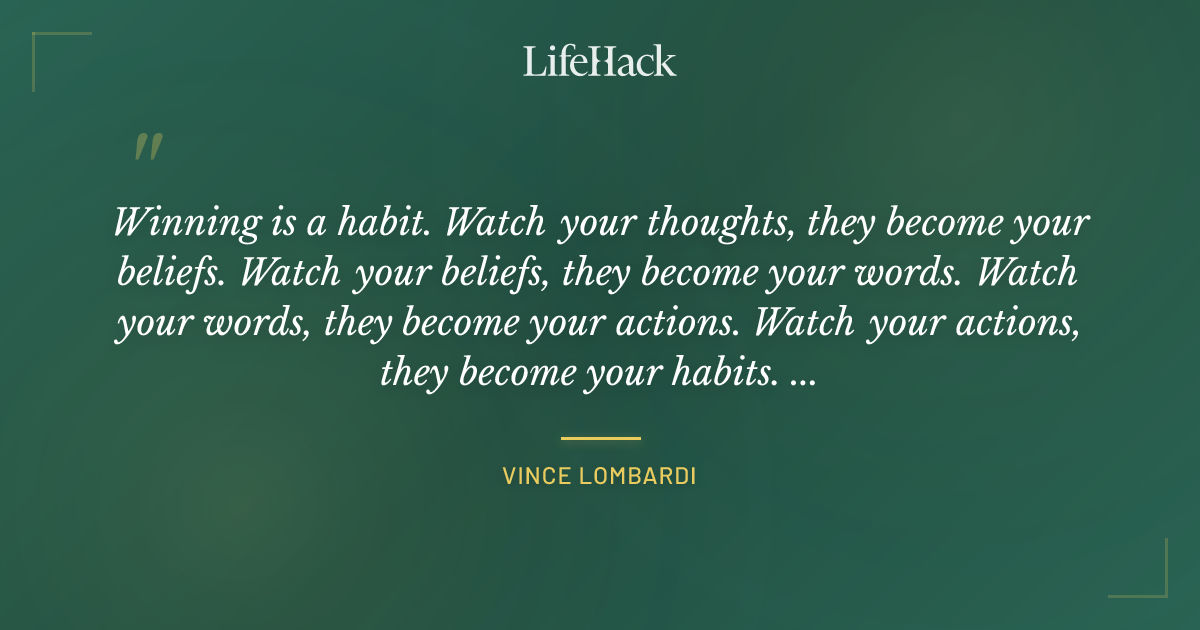 Quote by Vince Lombardi