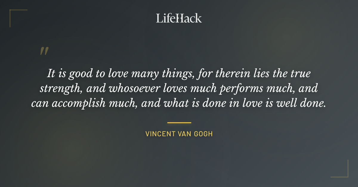 Quote by Vincent van Gogh
