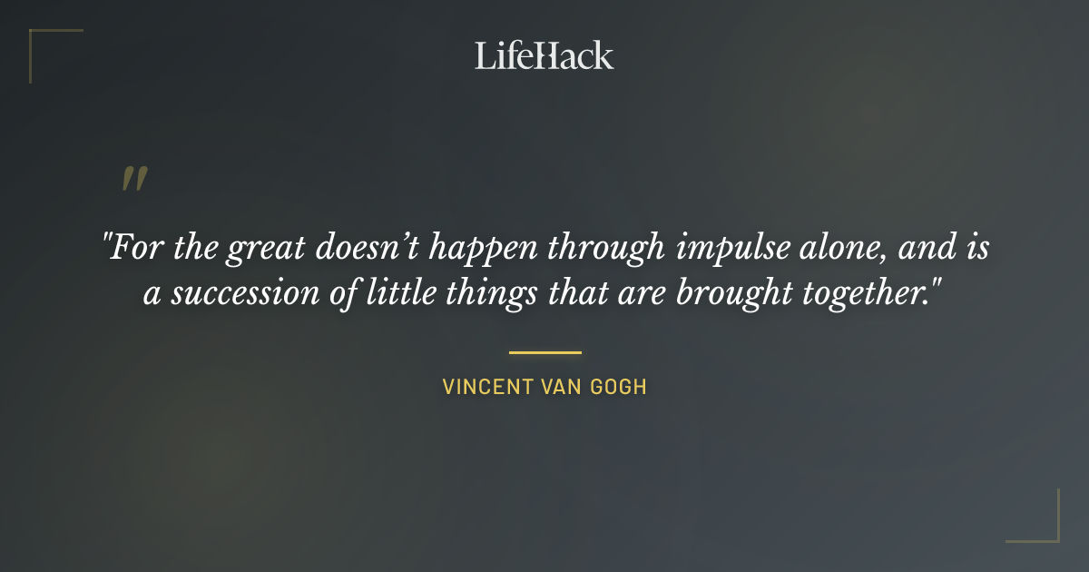 Quote by Vincent van Gogh