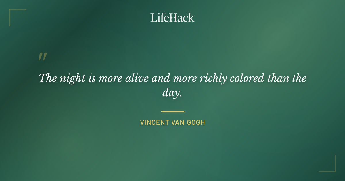Quote by Vincent van Gogh