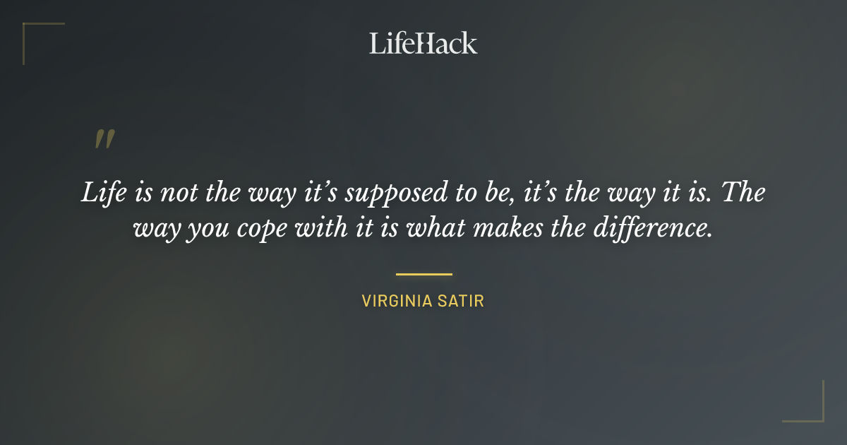Quote by Virginia Satir
