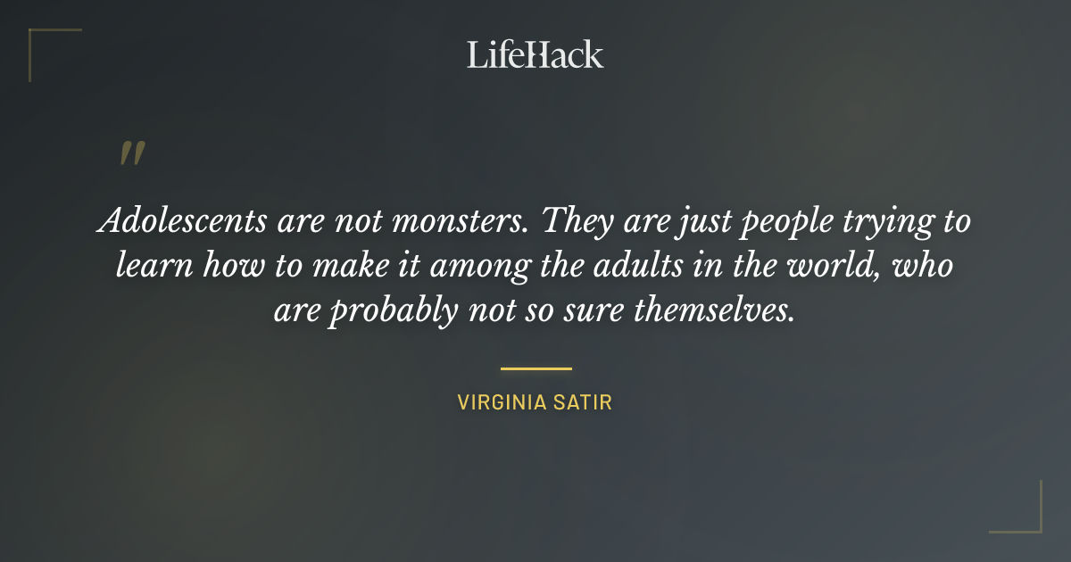 Quote by Virginia Satir