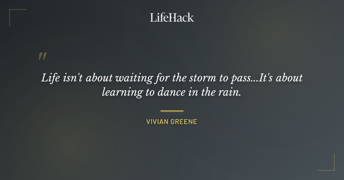 Quote by Vivian Greene