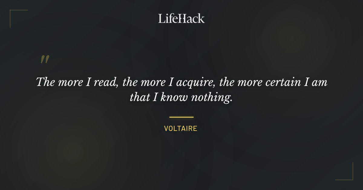 Quote by Voltaire
