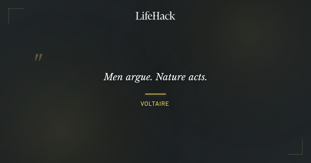 Quote by Voltaire