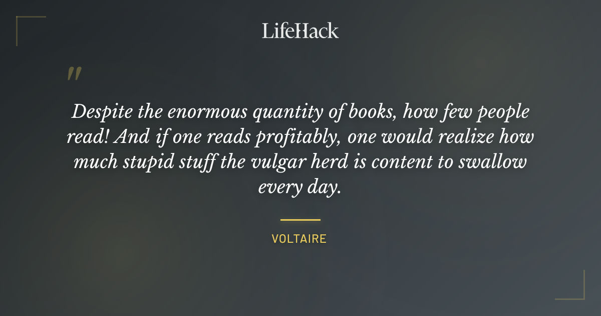 Quote by Voltaire