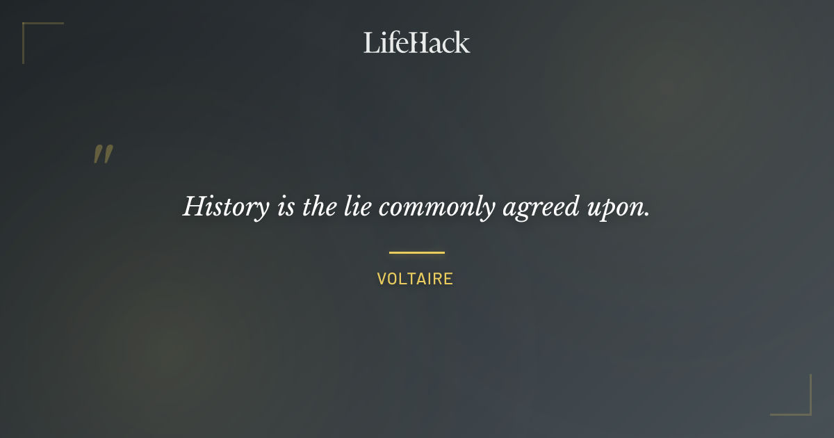 Quote by Voltaire