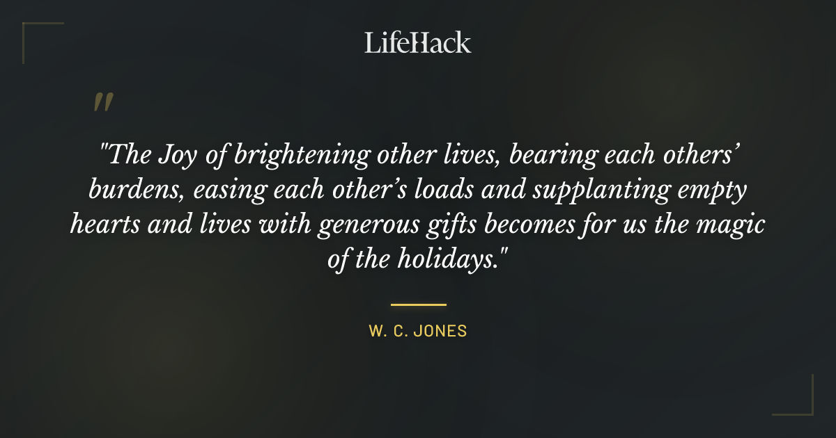 Quote by W. C. Jones